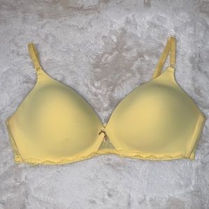 36D Victoria’s Secret VINTAGE Angels yellow no-wire bra 2007